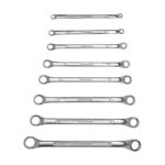 Taparia 8 Pcs, Shallow Offset Ring End Spanners Set, 1808