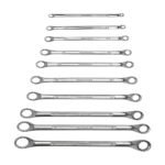 Taparia 10 Pcs, Shallow Offset Ring End Spanners Set, 1810