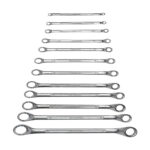 Taparia 12 Pcs, Shallow Offset Ring End Spanners Set, 1812