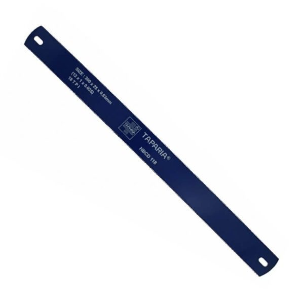 Taparia 12 inch, 24 TPI Carbon Steel Double Side Cutting Hacksaw Blades, HBCD 124