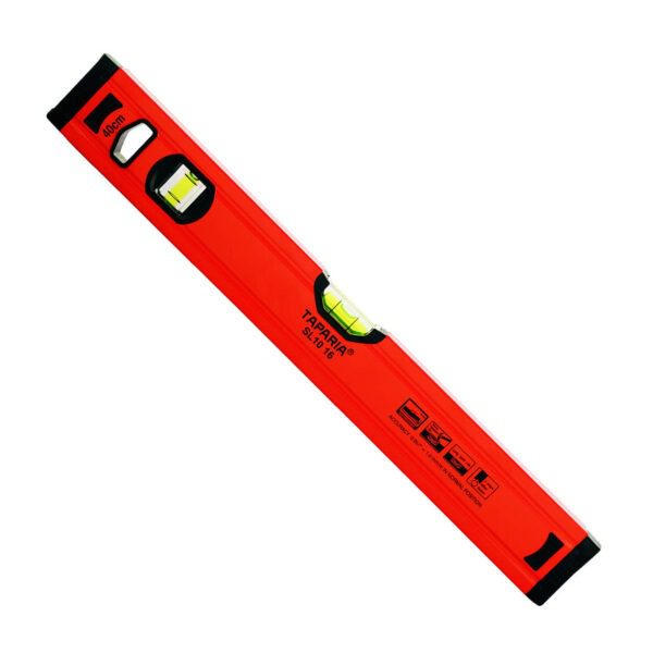 Taparia 40 cm / 400 mm Spirit Level without Magnet (1.0 mm Accuracy), SL 1016
