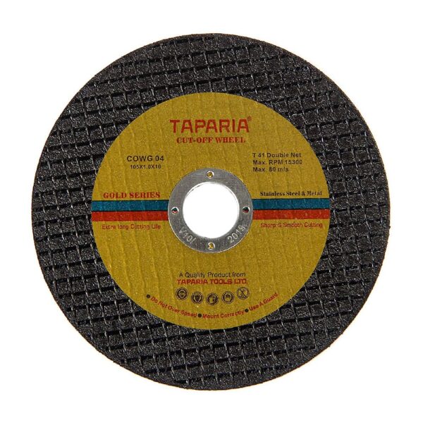 Taparia 105 x 1 x 16 mm Black Cutting Wheel (Pack Of 70 Pcs), COWG 04