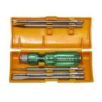 Taparia 6 Pcs Screw Driver Set with Neon Bulbs, 812