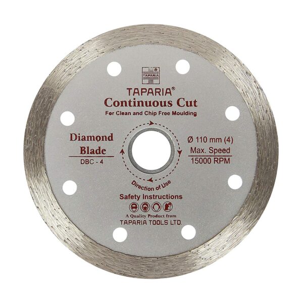 Taparia 5 Inch (125 mm) Diamond Cutting Blade, Continuous Cut, DBC 5