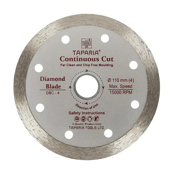 Taparia 5 Inch (125 mm) Diamond Cutting Blade, Continuous Cut, DBC 5