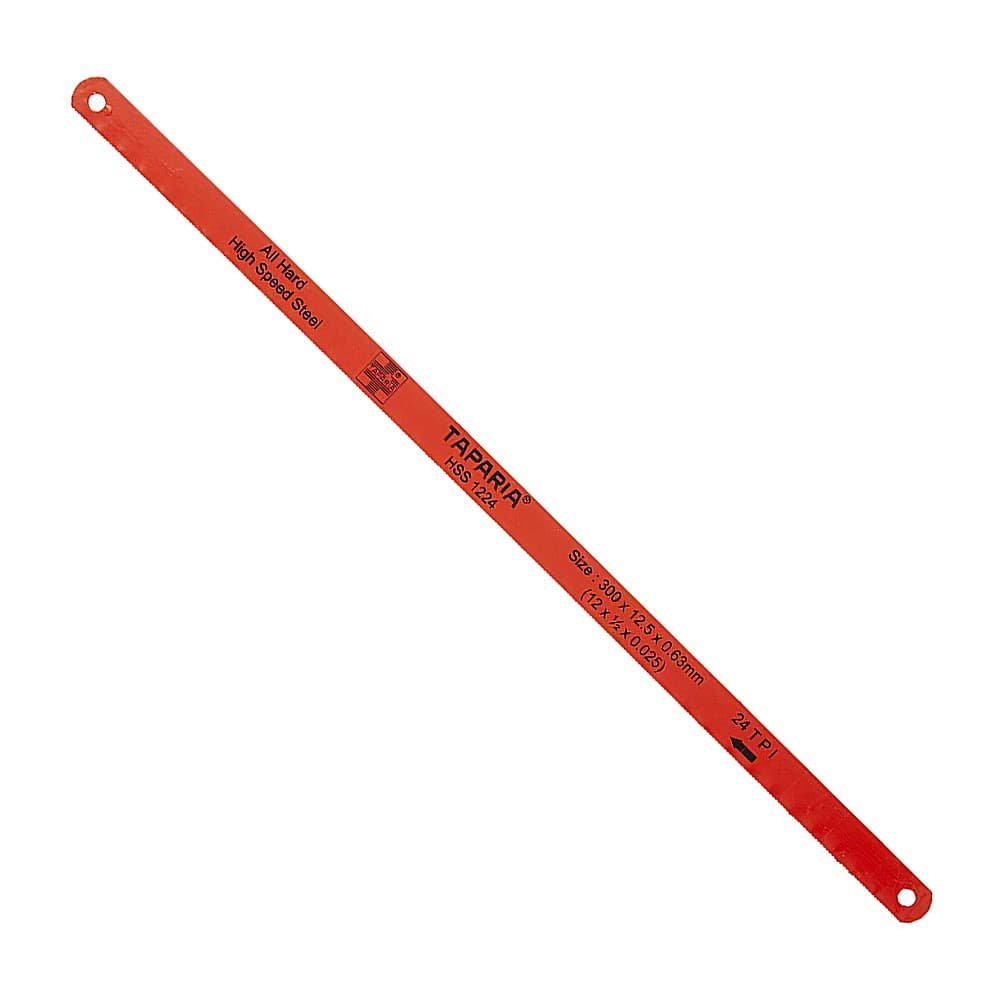 product200220050624AMhss1218-24.jpg Taparia 12 inch, 18 TPI HSS All Hard Hacksaw Blades, HSS 1218 - Image 1
