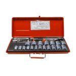 Taparia 24 Pcs 1/2 Inch Sq. Drive BiHexagonal Socket Set (12PT), S-15MXL