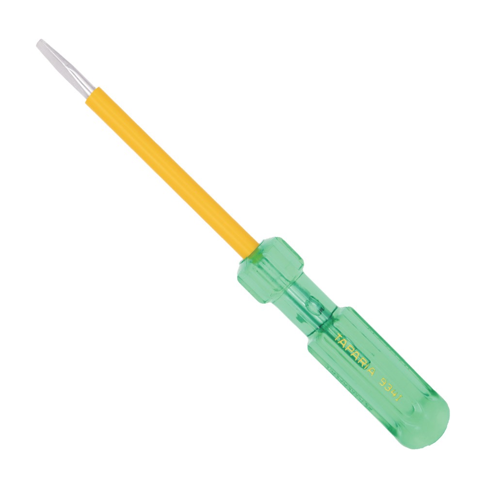 product250519063504AM3b-insulated-sd-v1.jpg Taparia 250 mm (Blade Length) x 6.0 mm (Blade Dia) Flat Insulated Screw Driver, 826 I - Image 1