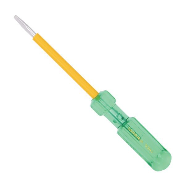 Taparia 200 mm (Blade Length) x 8.0 mm (Blade Dia) Flat Insulated Screw Driver, 827 I