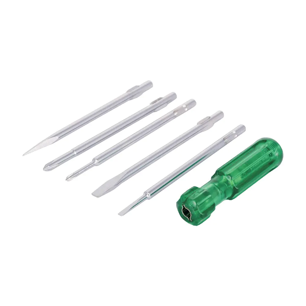 Taparia 6 Pcs Screw Driver Set with Neon Bulbs, 802 - Image 1