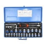 Taparia 27 Pcs 1/2 Inch Sq. Drive BiHexagonal Socket Set (12PT), S-14MXL