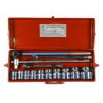 Taparia 14 Pcs 1/2 Inch Sq. Drive Hexagonal Socket Set (6PT), S 3/4 H