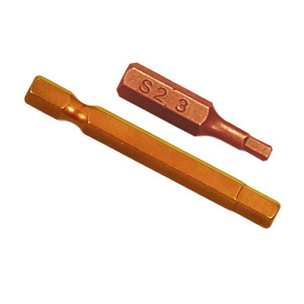 Taparia 50 mm (Length) x 5/64 inch Hexagon Head Screw Driver Bits (Pack of 50 Pcs), SBH 50564