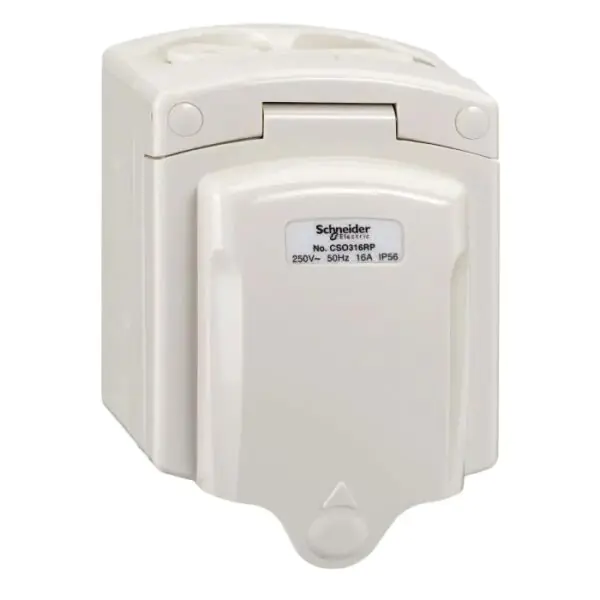 CSO316RP-GY-EX | SOCKET SWITCHED 16A W_P IEC884 - Schneider Electric