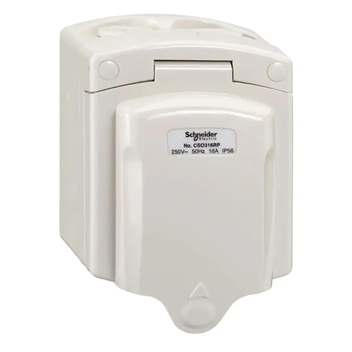 CSO316RP-GY-EX | SOCKET SWITCHED 16A W_P IEC884 - Schneider Electric - Image 1