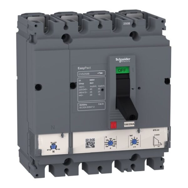 LV516508 | CVS160B ETS 2.2 160A 4P circuit breaker - Schneider Electric