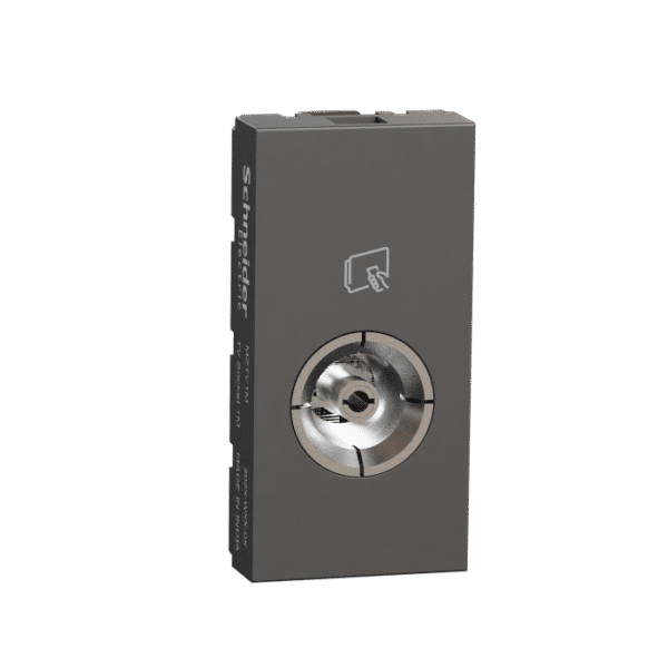 MZTV1M_WG | TVSocket 1M Warm Grey - Schneider Electric