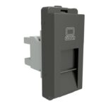 P4045_PG_N | RJ 45 cat 5e Data outlet shuttered,PG - Schneider Electric