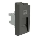 P4045_PG_N | RJ 45 cat 5e Data outlet shuttered,PG - Schneider Electric