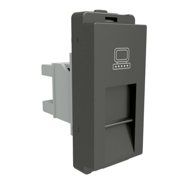 P4046_PG_N | RJ45 Cat 6 Data Outlet , PG - Schneider Electric