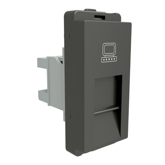 p4046_pg_n_front.jpg P4046_PG_N | RJ45 Cat 6 Data Outlet , PG - Schneider Electric - Image 1