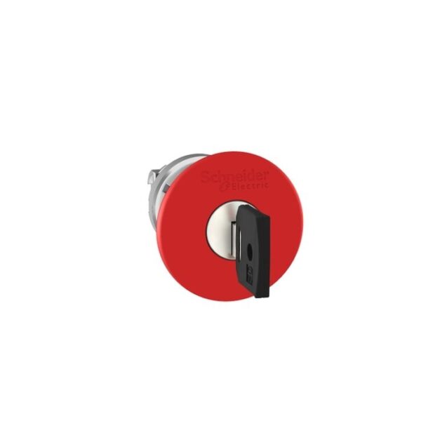 ZB4BS944 | Head E.stop metal red mushr 40mm key - Schneider Electric