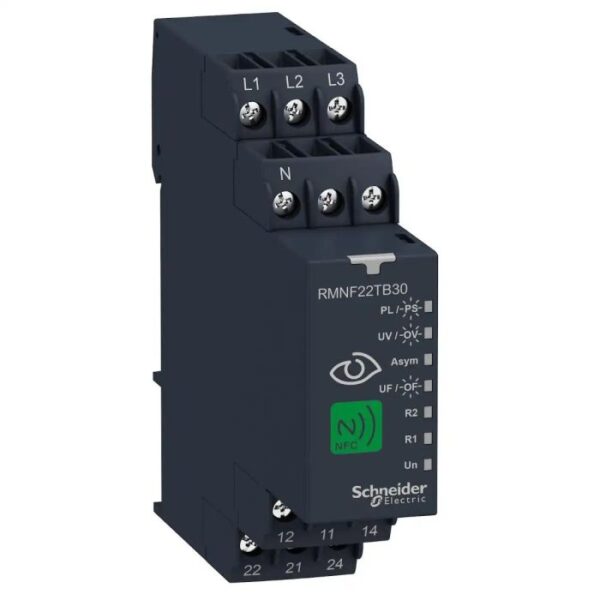 RMNF22TB30 | 3Phase relay 8A 2CO OF/UF 208V - Schneider Electric
