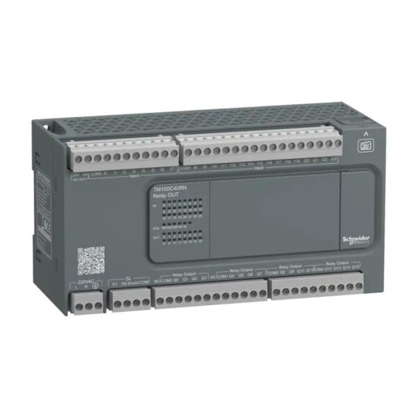 TM100C40RN | CONTR. M100-N 40 I/O 220VAC,RELAY OUTPUT - Schneider Electric