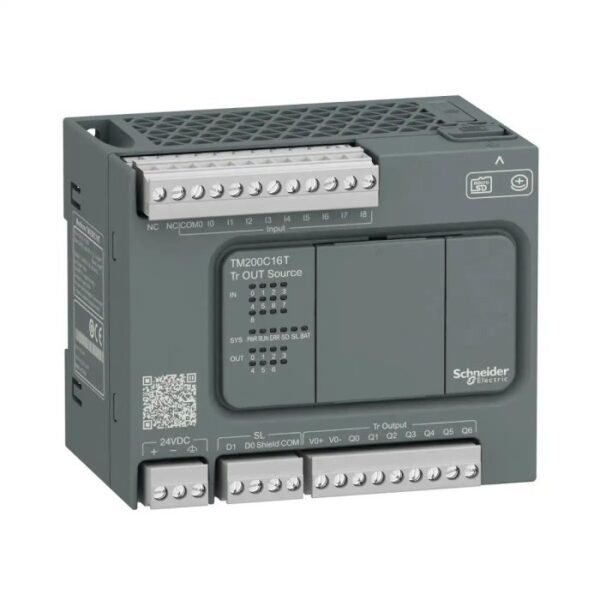TM200C16T | CONTR. M200 16I O 24VDC TR.SOURCE - Schneider Electric