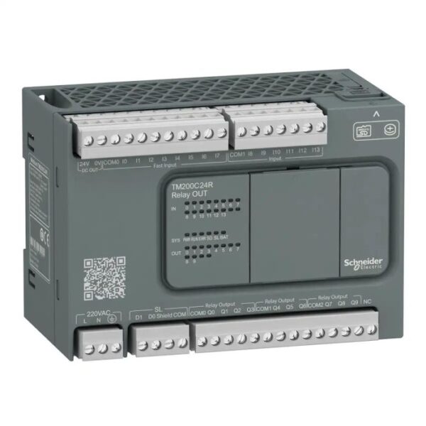 TM200C24R | CONTR. M200 24I O 220VAC RELAY - Schneider Electric
