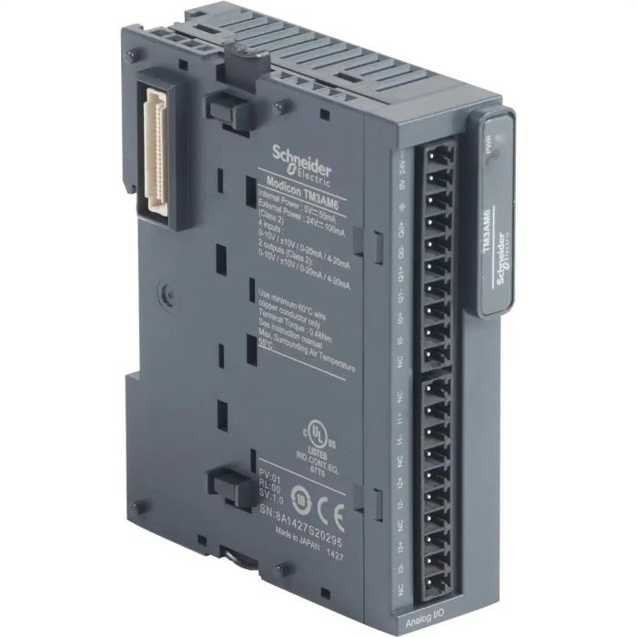 tm3am6_front.jpg TM3AM6 | Module TM3 - 4 AI 2 AO - Schneider Electric - Image 1