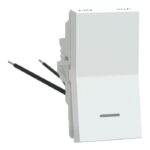 UNS201SWL1M_WE | 16AX~20A 1Way switch with Neon indicator - Schneider Electric