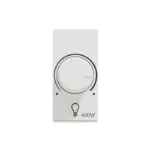 UNSDIM1M_WE | 600W Dimmer for Incandescent, 1M, White - Schneider Electric