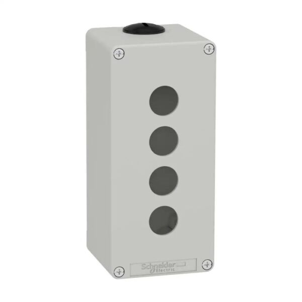 XAPD3504 | Station plast grey M25 4 hole 80x175x77 - Schneider Electric