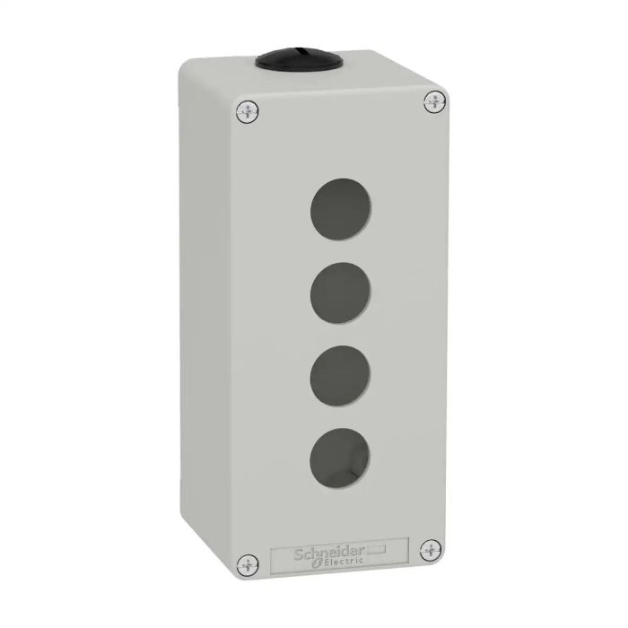 xapd3504_front.jpg XAPD3504 | Station plast grey M25 4 hole 80x175x77 - Schneider Electric - Image 1