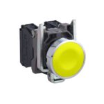 XB4BA51 | PB metal flush unmark 1NO - Schneider Electric