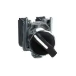 XB4BD25 | SS metal black 2pos stay put 1NO+1NC - Schneider Electric