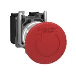 XB4BS84441 | E.stop PB metal red mushr turn 2NC+1NO - Schneider Electric