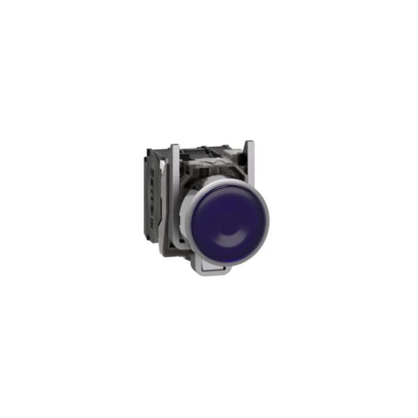 XB4BW36B5 | Ill PB metal blue flush LED 24V - Schneider Electric