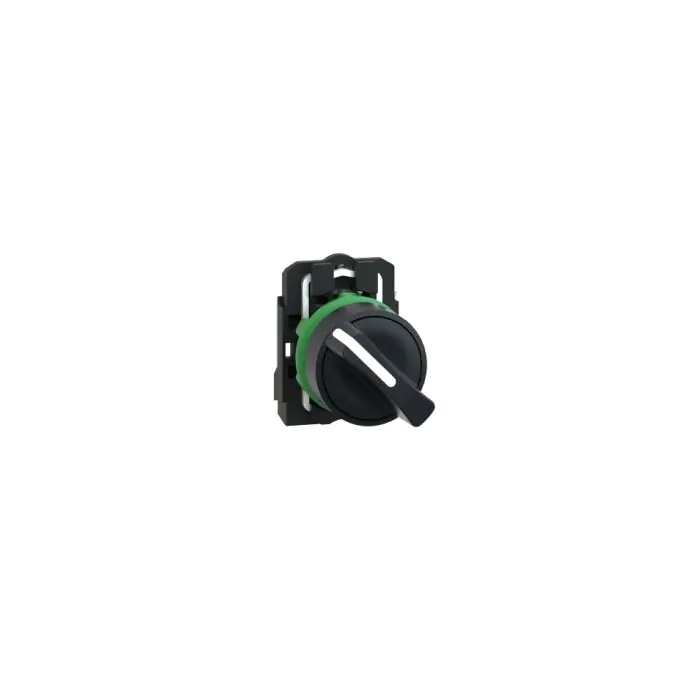 XB5AD21 | Sel Switch plast black 2pos stay put 1NO - Schneider Electric - Image 1
