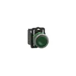 XB5AW33B5 | Ill PB plastic green flush LED 24V - Schneider Electric