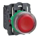 XB5AW34M5 | Ill PB plastic red flush LED 230V - Schneider Electric