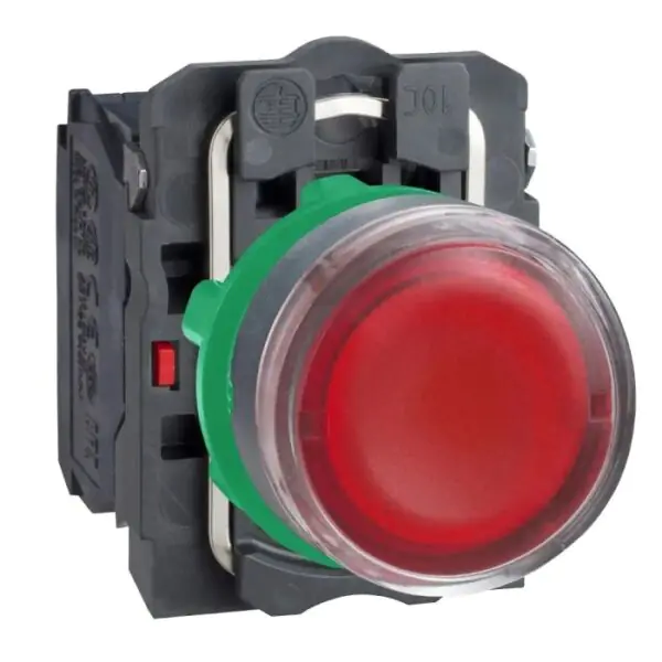 XB5AW34M5 | Ill PB plastic red flush LED 230V - Schneider Electric