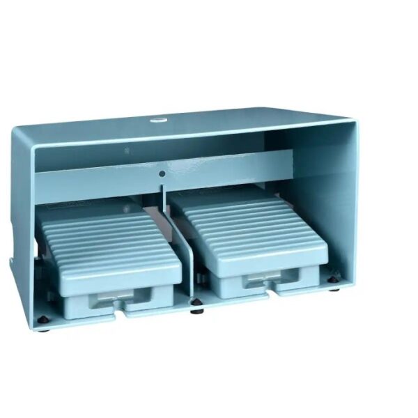 XPEM3100D | 2 foot sw metal BL 1step 2contact 1NO+NC - Schneider Electric