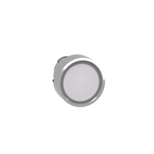 ZB4BH013 | Head ill PB metal white flush push push - Schneider Electric