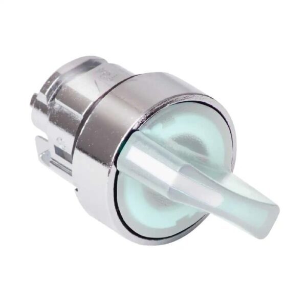 ZB4BK1213 | Head ill SS metal white 2pos stay put - Schneider Electric