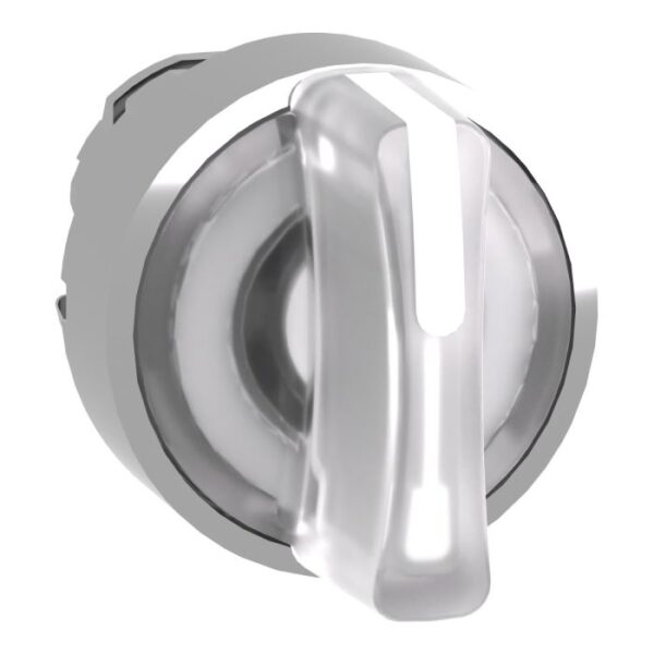ZB4BK1513 | Head ill SS metal white 3pos center - Schneider Electric