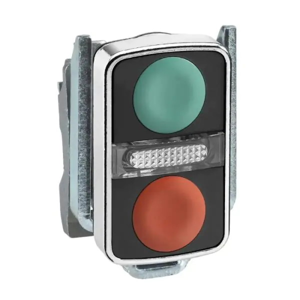 ZB4BW0B15 | Comp Light block metal LED 24V 1NO+1NC - Schneider Electric