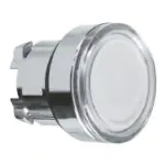 ZB4BW313 | Head ill PB metal white flush lens LED - Schneider Electric