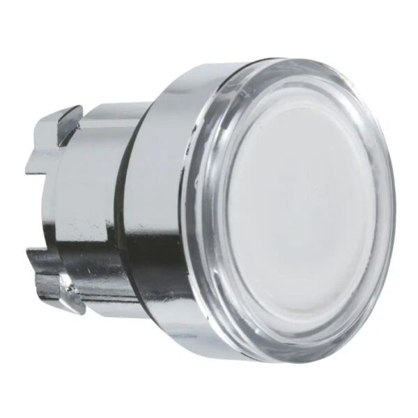 ZB4BW313 | Head ill PB metal white flush lens LED - Schneider Electric